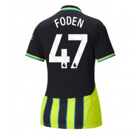 Manchester City Phil Foden #47 Vonkajší Ženy futbalový dres 2024-25 Krátky Rukáv